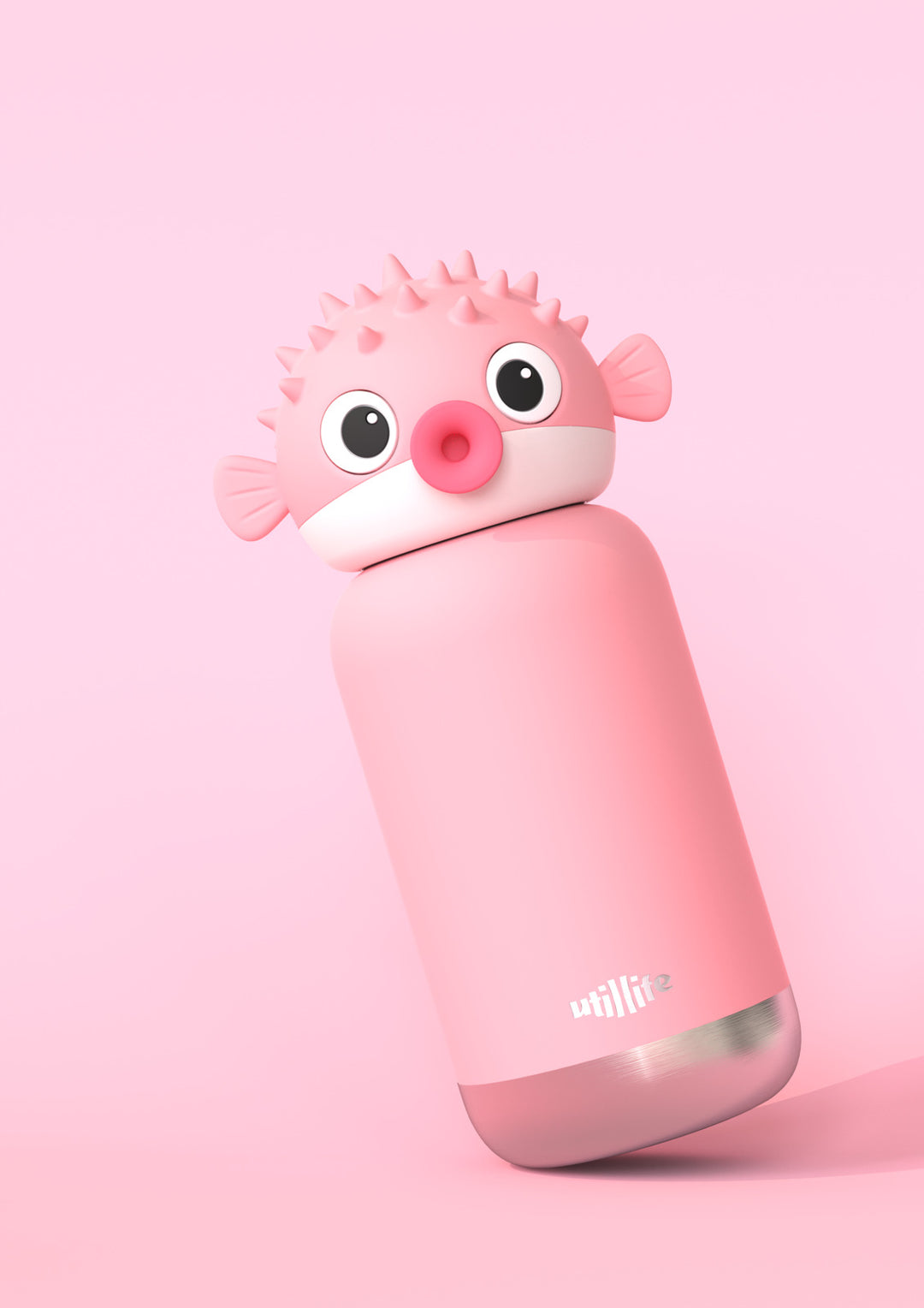 Tonny Pufferfish kids water bottle - stainless steel insulated drink bottle for children - Pijo Australia