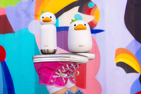 Belle Duck food jar and water bottle - Pijo Australia