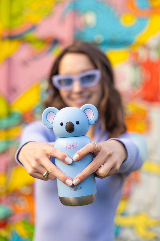 Milo Koala kids water bottle - stainless steel insulated drink bottle for children - Pijo Australia