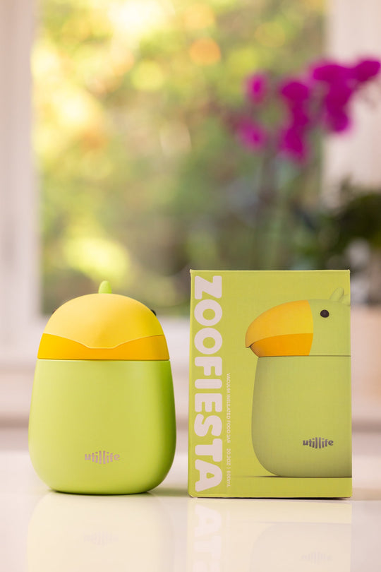 Gabby Toucan kids insulated food jar - stainless steel food container for children - Pijo Australia