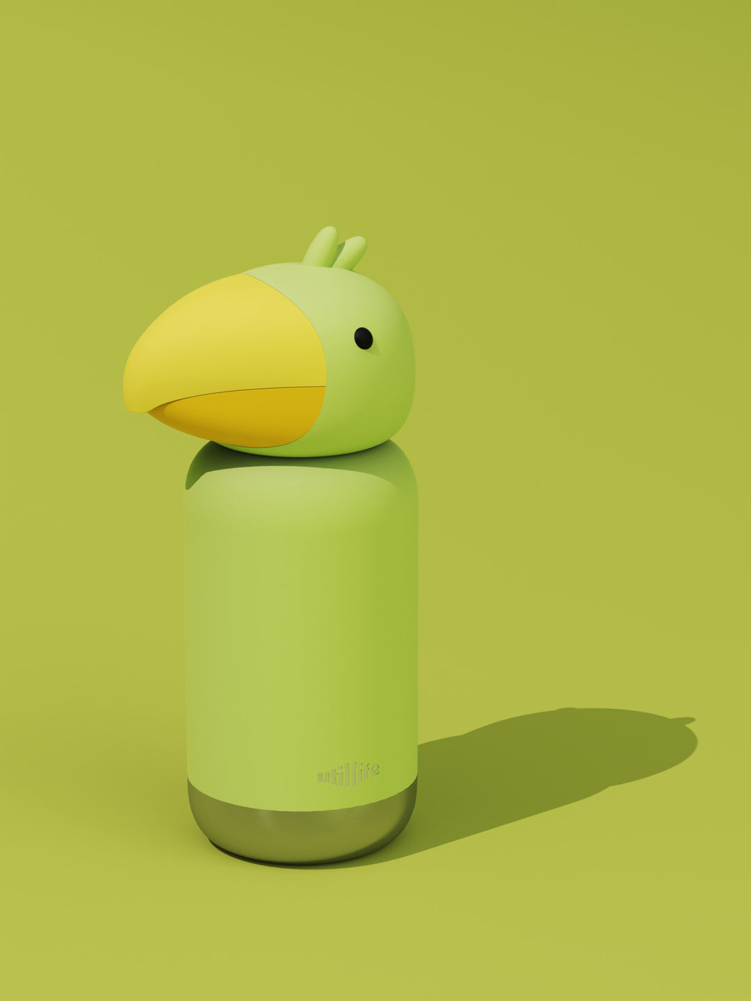 Gabby Toucan kids water bottle - stainless steel insulated drink bottle for children - Pijo Australia
