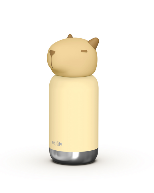 Cappy Capybara kids water bottle - stainless steel insulated drink bottle for children - Pijo Australia