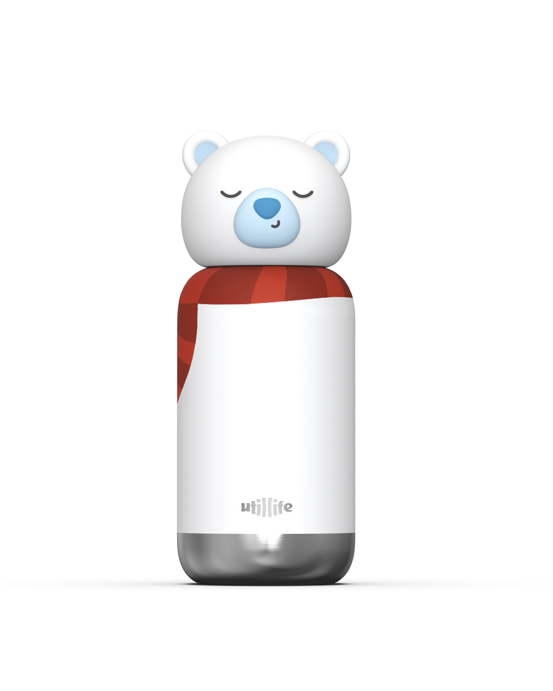 Sugar Polar Bear kids water bottle - stainless steel insulated drink bottle for children - Pijo Australia