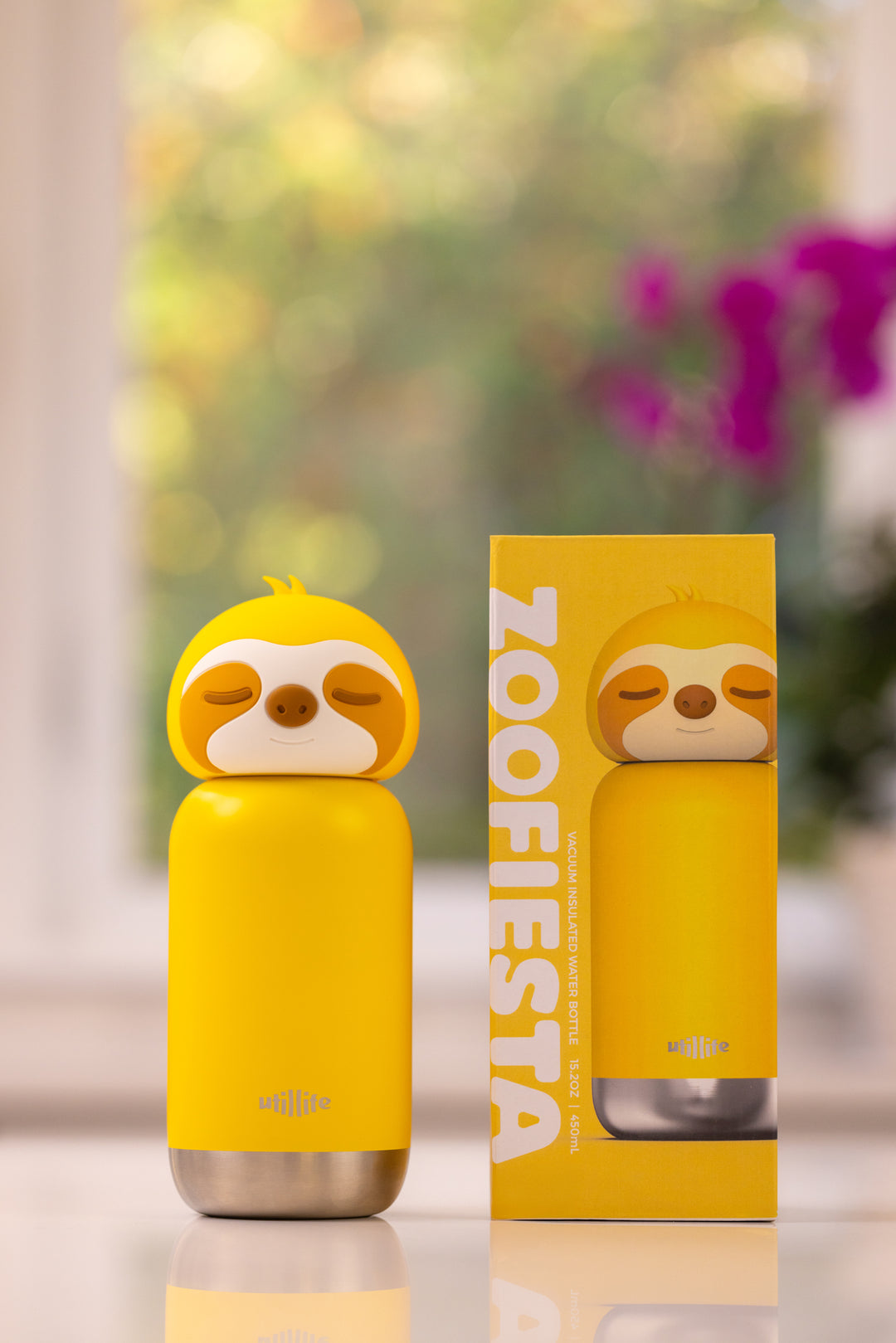 Dreamo Sloth kids water bottle - stainless steel insulated drink bottle for children - Pijo Australia