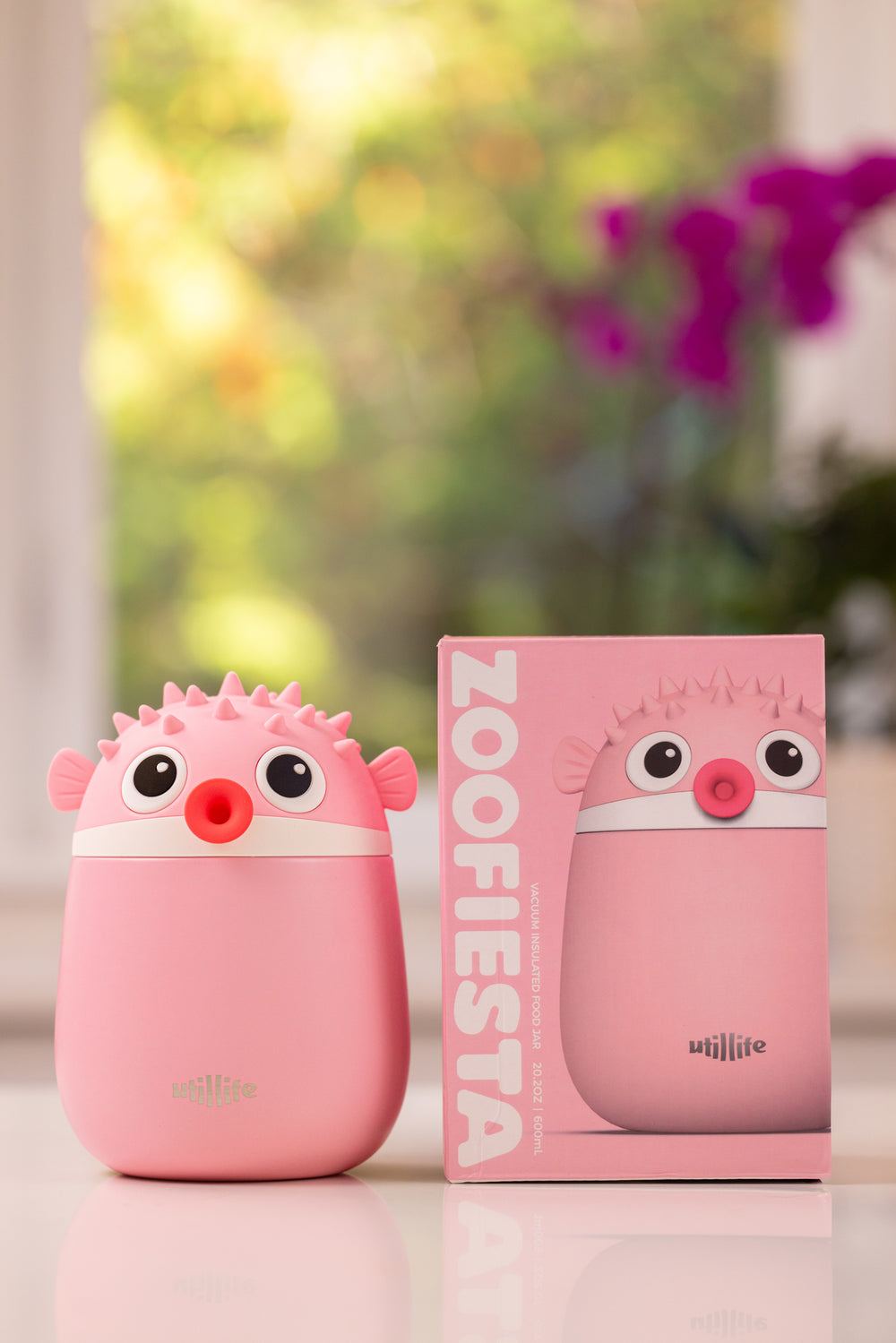 Tonny Pufferfish kids insulated food jar - stainless steel food container for children - Pijo Australia