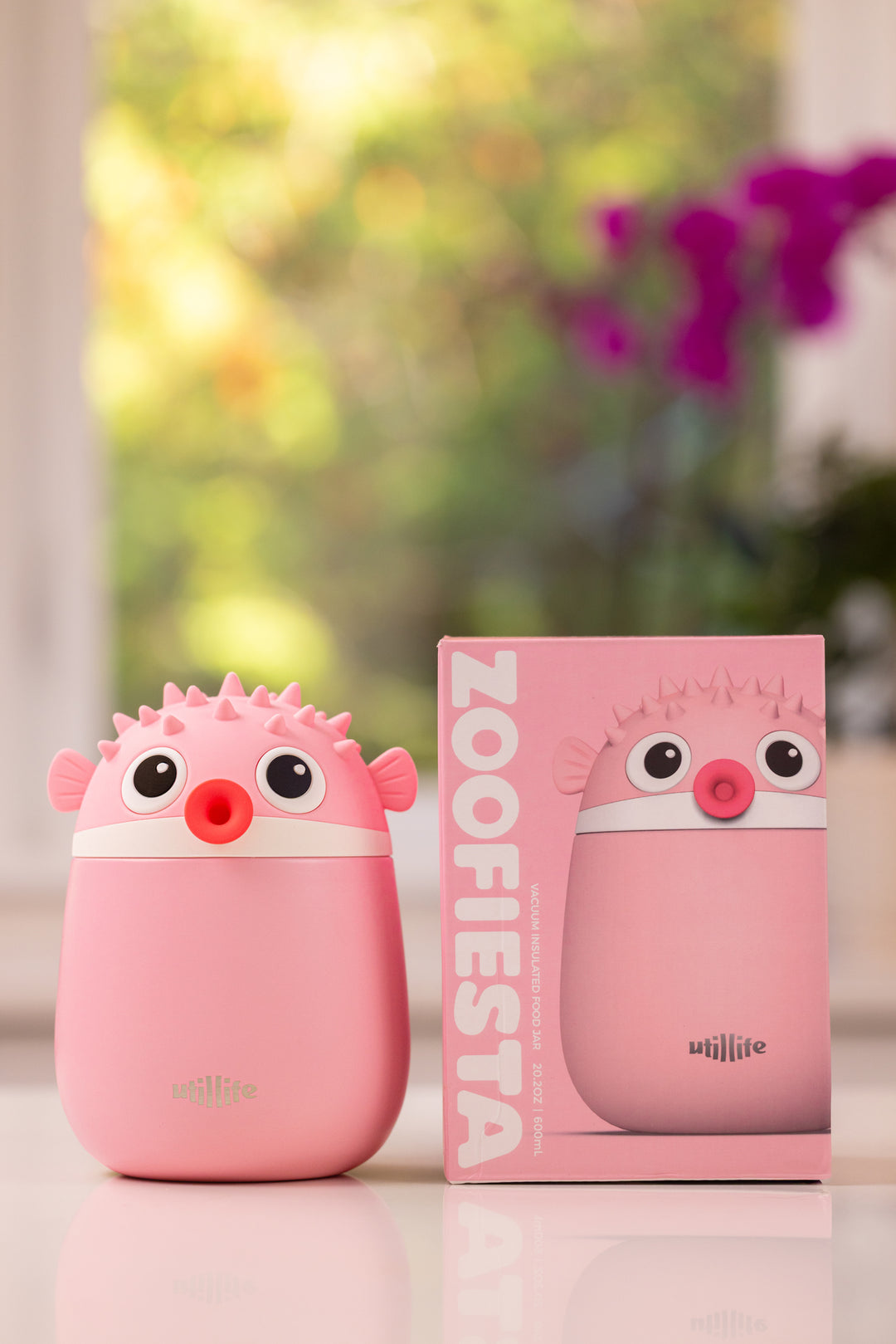 Tonny Pufferfish kids insulated food jar - stainless steel food container for children - Pijo Australia