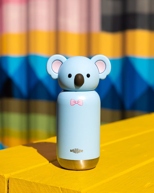 Milo Koala kids water bottle - stainless steel insulated drink bottle for children - Pijo Australia